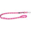 Red Dingo Vodítko přepínací 25 mm x 2 m Hibiscus Hot Pink