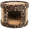 TRIXIE Škrabací jeskyně LEO ø 38 x 30 cm hnědá/leopardí