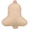 Trixie Vánoční zvoneček s catnipem 9.5 cm filc béžová