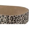 TRIXIE Kartonové škrabací lůžko LEO s catnipem 63x10x35 cm hnědá/leopardí