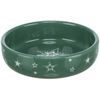TRIXIE Xmas Bowl vánoční keramická miska 0.4 l/ø 15 cm tmavá zelená
