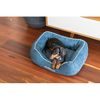 Red Dingo Donut Bed Pelech pro psy Medium 80 cm modrý