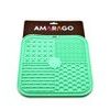 Amarago lízací podložka hranatá 20x20cm zelená