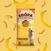Soopa Pets Dentální tyčinky Jumbo s banánem a arašídovým máslem 170 g