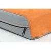 Matrace Aminela 120x80x10cm Half and Half šedá/oranžová