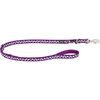 Red Dingo Vodítko přepínací25 mm x 2 m White Spots on Purple