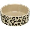 TRIXIE Keramická miska LEO, 0,3 l/ 12 cm, hnědá/leopardí
