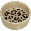TRIXIE Keramická miska LEO, 0,3 l/ 12 cm, hnědá/leopardí