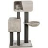 TRIXIE Škrabadlo RAFAEL XXL, 2 x jeskyně, hamaka, 156 cm, šedá