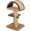 TRIXIE Škrabadlo LEO, 2 podesty, oblouk, míček, 85 cm, hnědá