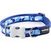 Red Dingo Obojek 12 mm x 20-32 cm Camouflage Navy
