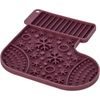 TRIXIE Xmas Lick'n'Snack Mat vánoční lízací podložka 20 cm bordó