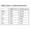 KONG Hračka guma Classic Ball w/Hole M/L