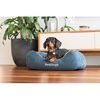 Red Dingo Donut Bed Pelech pro psy Medium 80 cm modrý