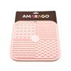 Amarago lízací podložka hranatá 20x20cm růžová