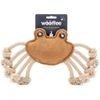 Wooffee kožená hračka Krab s provazy