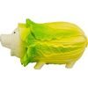 Trixie Cabbage Pig prasátko v zelí 23cm latexová hračka se zvukem světlezelená