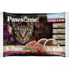 Pawsome! Senior s telecím/ s krůtím masem Multipack 4x85 g