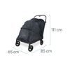 Wonderfold Pet Kočárek PFL pro psy do 45 kg black