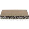 TRIXIE Škrabací karton LEO vlnovka s catnipem 44 x 6 x 25 cm 2 ks leopardí