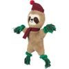 Trixie Xmas SLOTH - vánoční lenochod 30 cm, píská/šustí, plyš/lano