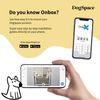 DogSpace Lassie tlaková branka pro pejsky 73-80 cm bílá
