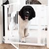 DogSpace Lassie tlaková branka pro pejsky 73-80 cm bílá