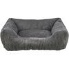 Trixie Vital Bed JONNA ortopedický obdélníkový pelech 120 x 80 cm manšestrový plyš tmavě šedá
