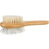 Trixie Kartáč oboustranný přírodní štětiny / drátěné štětiny bambus