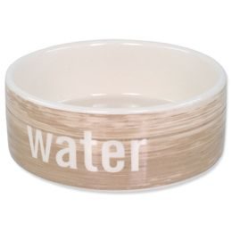 Dog fantasy Miska keramická vzor dřevo 12,5x4,5cm 290ml