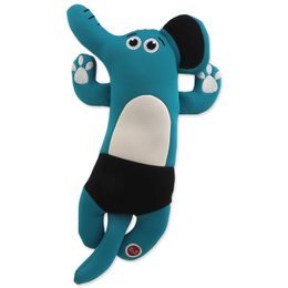 Dog fantasy Hračka Water Float slon pískací a plovoucí tyrkysová 34cm