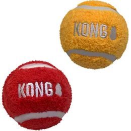 Kong Hračka tenis + plyš Sport® Softies Balls L 2 ks