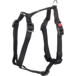 Flamingo Postroj nylon Ziggi černý S 1,5x35-50cm