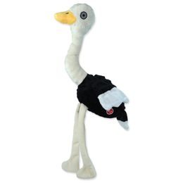 Dog fantasy Hračka Recycled Toy pštros pískací se šustícími křídly 49cm
