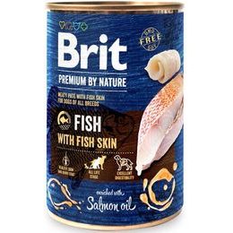 Brit Premium by Nature Dog konzerva Fish with Fish Skin 400 g
