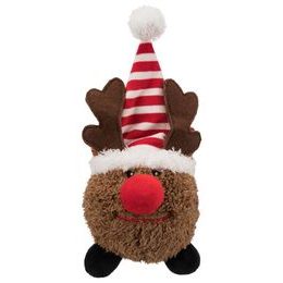 Trixie Vánoční plyšový míček Santa Claus/Sob/Sněhulák 18–29 cm
