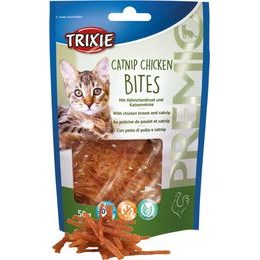 Trixie Premio CATNIP CHICKEN BITES kuřecí kousky s catnipem 50 g