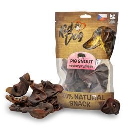 KidDog 100% Natural Snack vepřový rypáček 7 - 8 cm / 200 g
