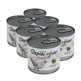 BOHEMIA 6x Slepičí vývar s kousky masa 140ml