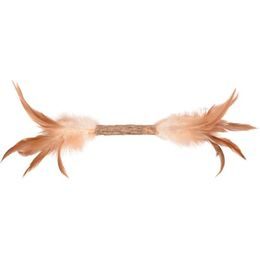 Flamingo Hračka cat matatabi tyčka s peří 30x1,5cm