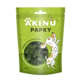 Akinu PAPKY Hvězda zelená pamlsek pro psy 100 g