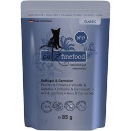 Catz finefood Kapsička CF No.17- s drůbežím a garnáty 85 g