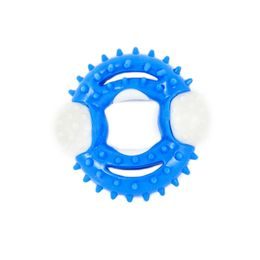Akinu dental kruh STRONG NYLON pro psy modrý 10 cm