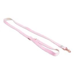 FUNKY DOG Konopné krátké vodítko pro psa 1,7 m světlé růžové
