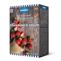 Smookies Premium STRAWBERRY jahodové sušenky 100% human grade 200g