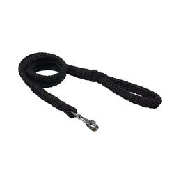 BAFPET Lanové pletené vodítko HUGO černá