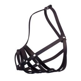 Bafpet Kožený náhubek pletený Černá