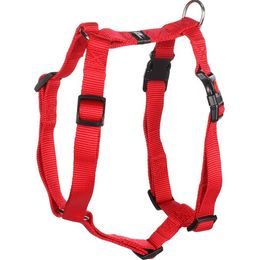 Flamingo Postroj nylon Ziggi červený M 2x45-65cm