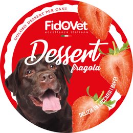 Fido Vet BOX Jahodový dezert 25g/12ks