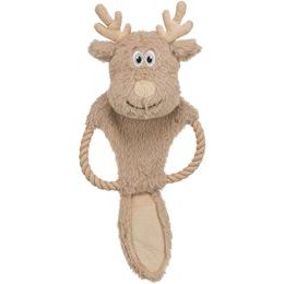 TRIXIE Xmas Reindeer vánoční plyšový sob na laně 47 cm